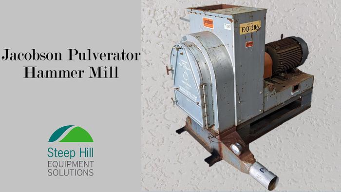 Used Jacobson Pulverator P-240D Hammermill