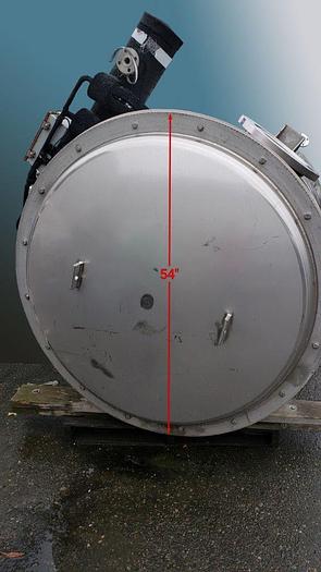 Used Custom Metalcraft SS Industrial Cyclone Dust Collector