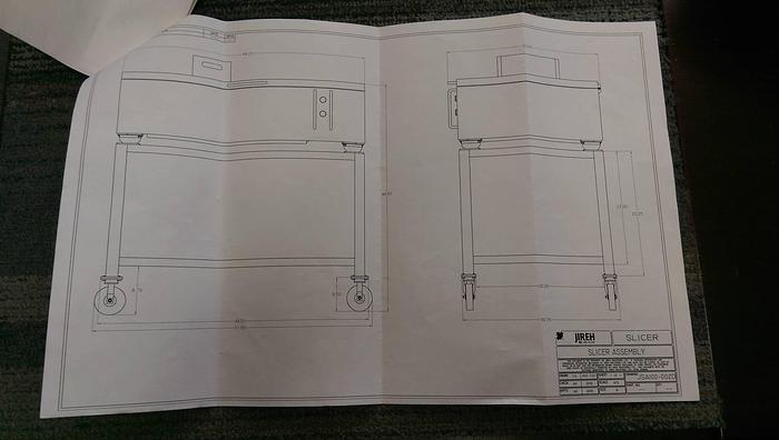 Used Frozen Block Cutter