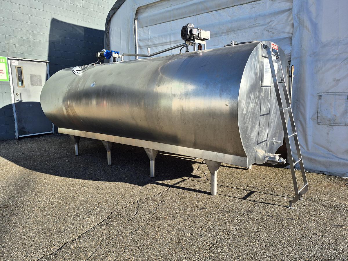 Used Paul Mueller Horizontal 2000 Gallon Tank