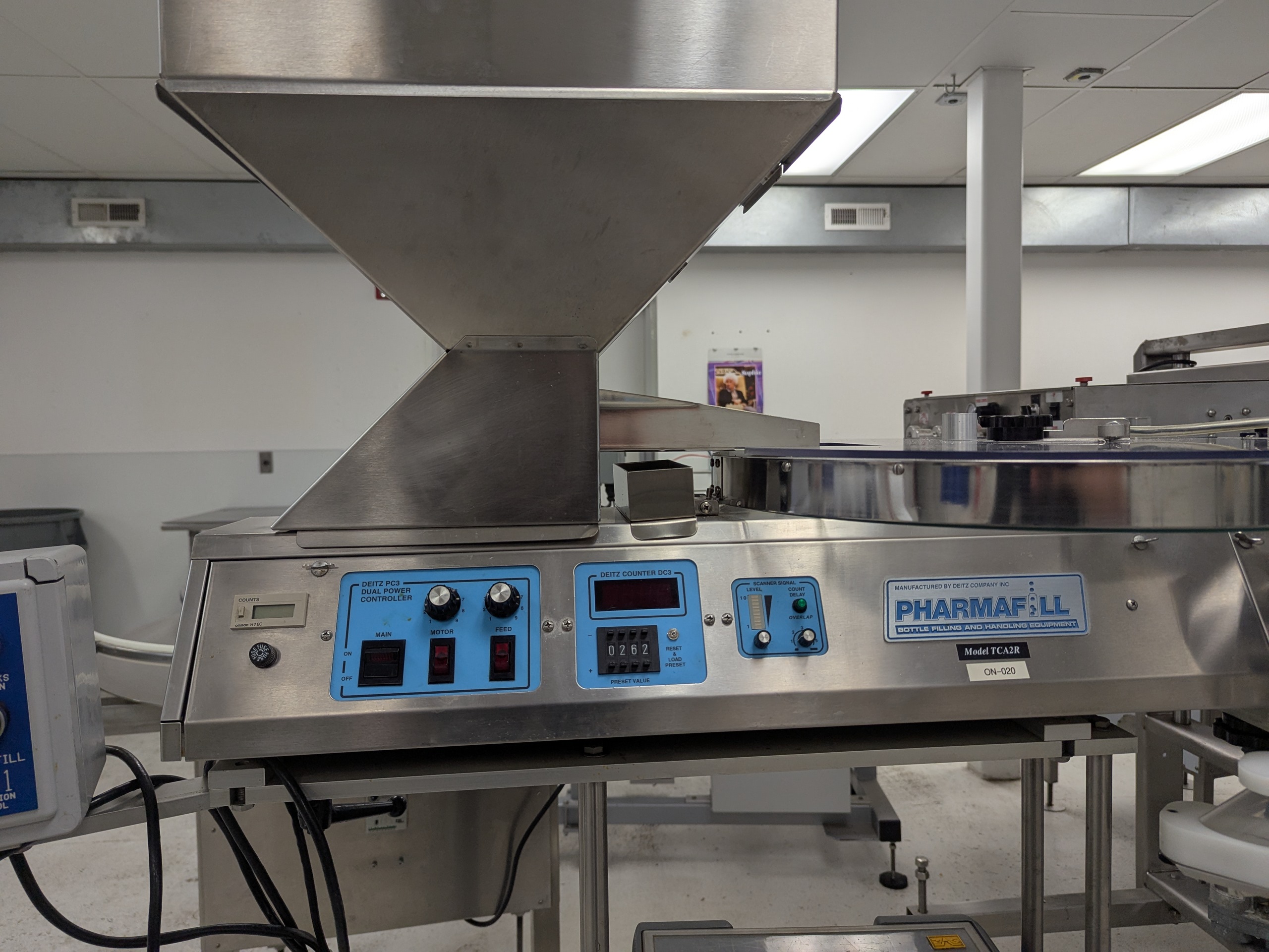 Used Pharmafill Capsule Counter and Bottle Filler
