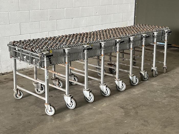Used NestaFlex 376 Flexible Roller Conveyor