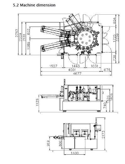 Used Leepack PSG Lee Rotary Fill & Seal Pouch Packager