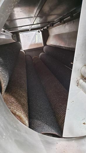 Used Vanmark 6-Roll Abrasive Peeler/Scrubber/Washer