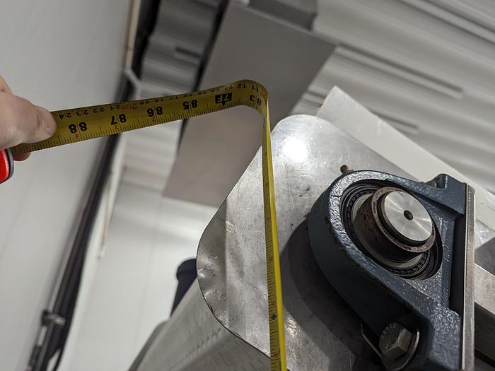 Used Incline Conveyor with Modular Belt