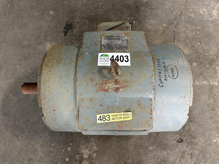 Used 30 HP Compressor Motor