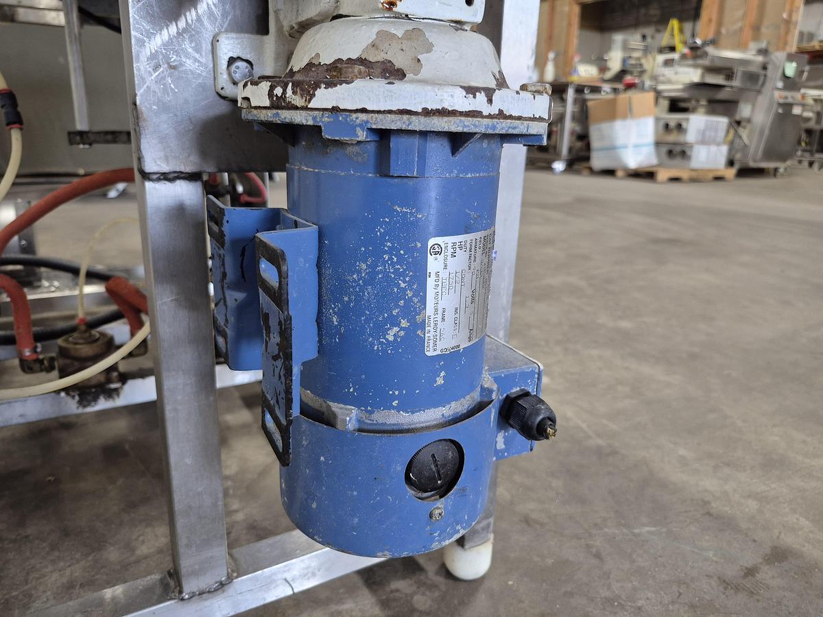 Used All-Fill Automatic Inline Single-Head Bottle Filler with Conveyor