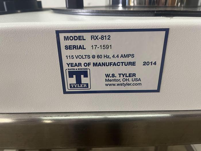 Used Tyler RX-812 Coarse Sieve Shaker