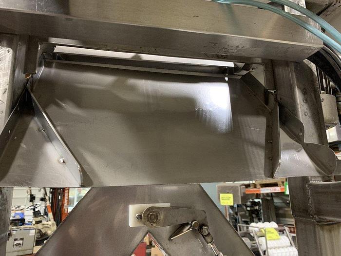 Used Incline Conveyor With Metal Detector & Scales