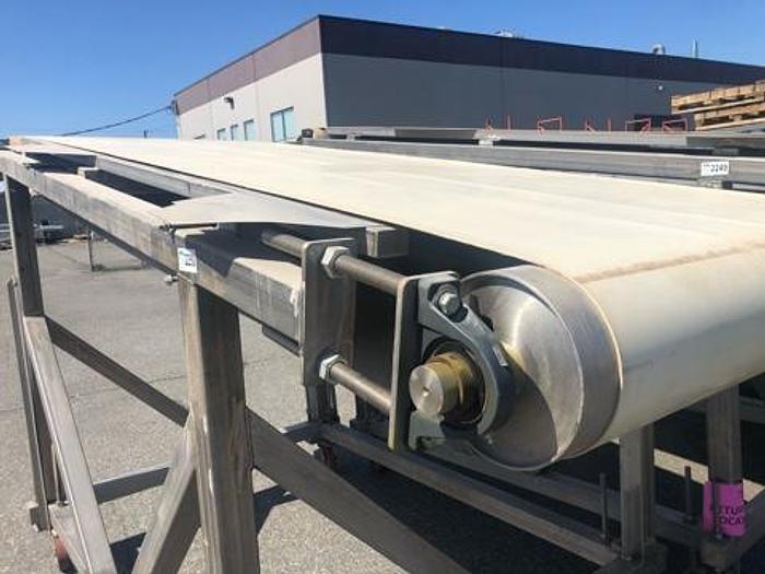 Used 14'L x 5'W Belt Conveyor