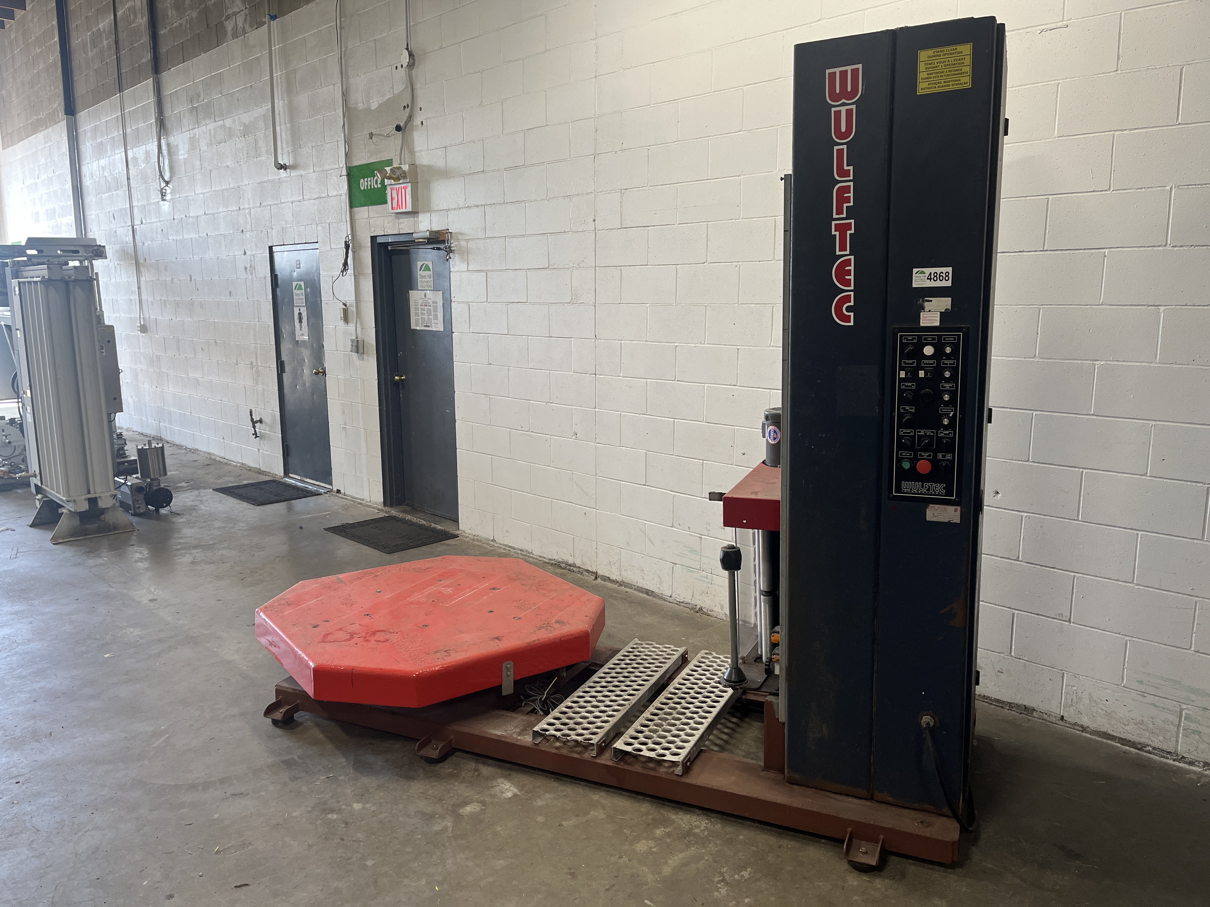 Used Wulftec WHP-300 Pallet Wrapper