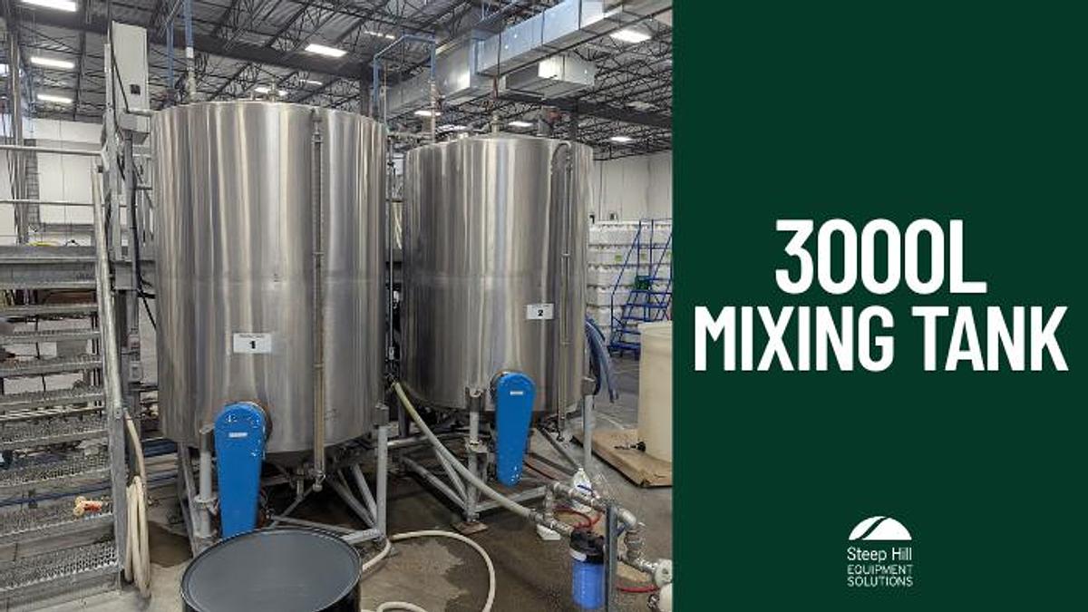 Used 3000L Mixing Tanks