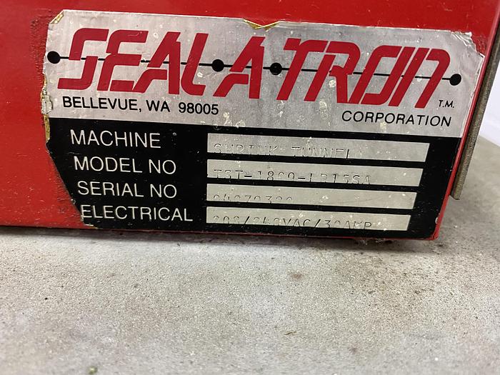 Used Seal-a-Tron Shrink Tunnel