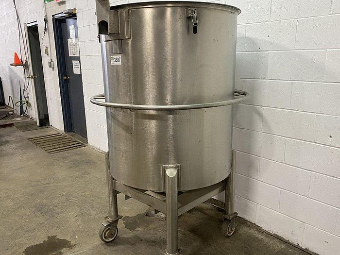 Used 180 Gallon SS Tank with Lid