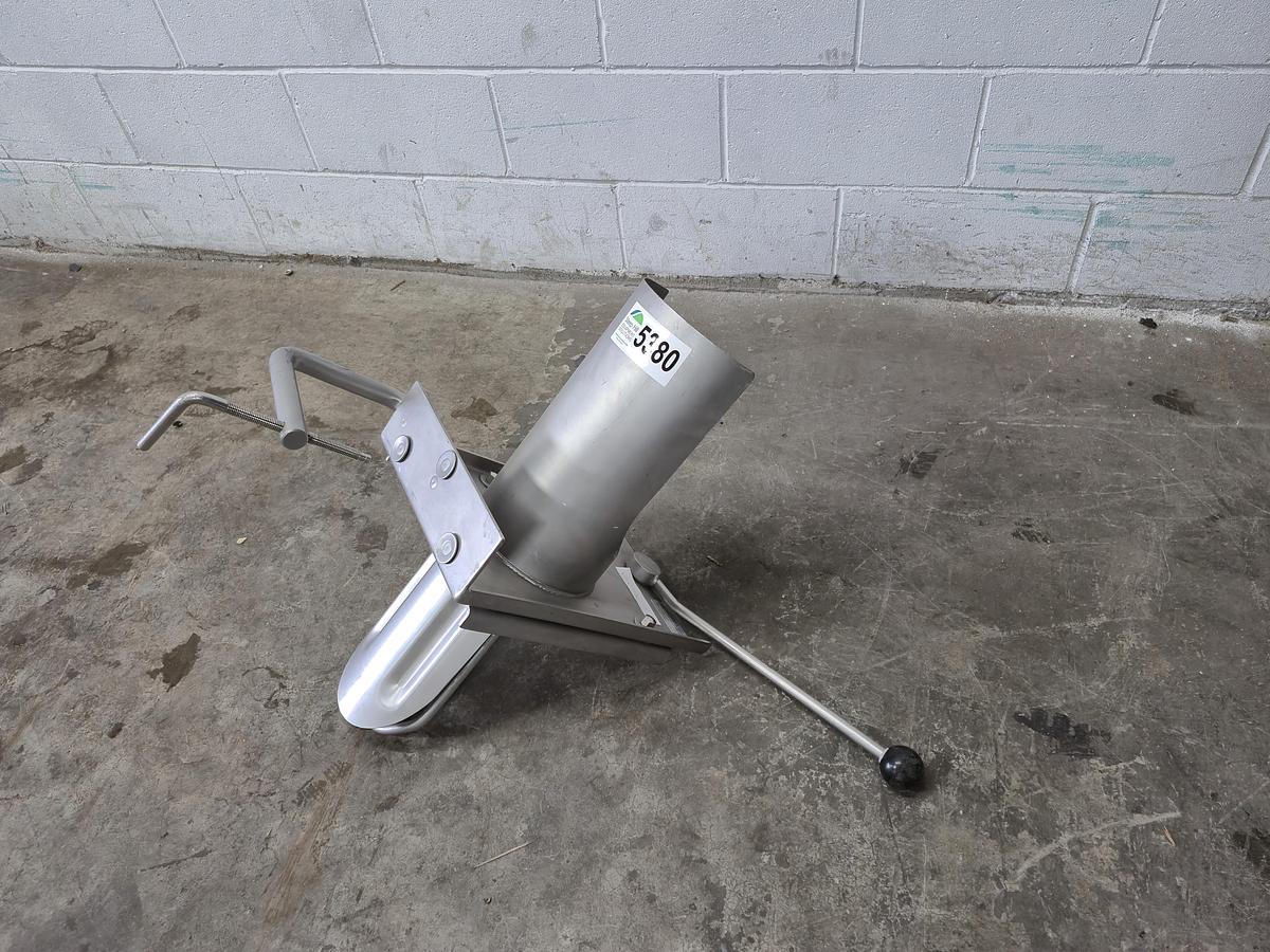 Used Rühle Original ER 1 Stainless Steel Netting and Film-Wrapping Machine
