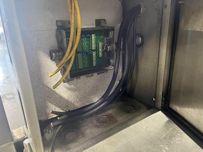 Used Three-Section Wire Conveyor with Rails