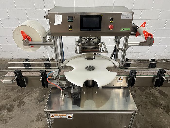 Used Rotary Bucket Foil Lid Sealer