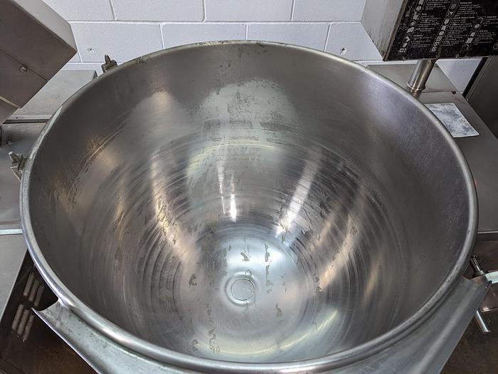 Used Cleveland TMKDL-80T Steam-Jacketed Twin Kettles