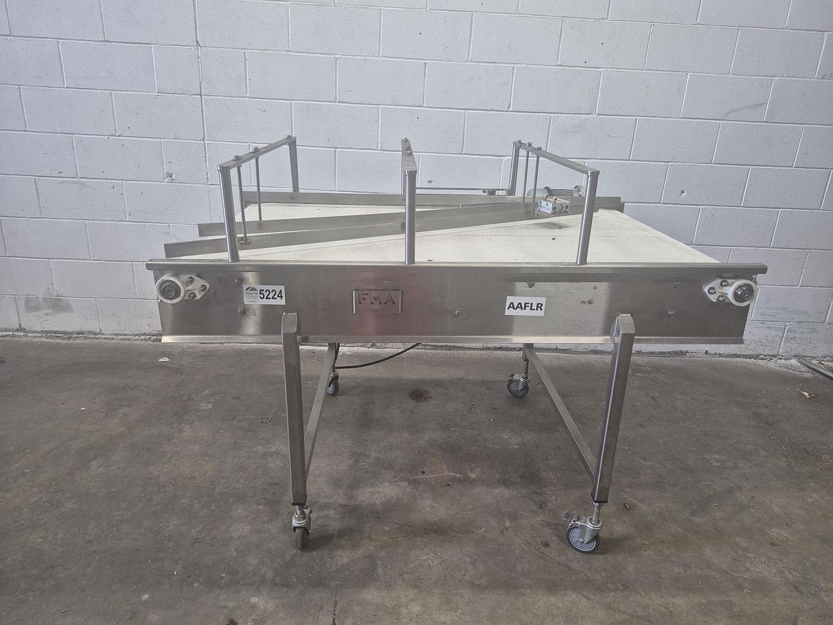 Used FMA 5 ft Flat Belt Conveyor