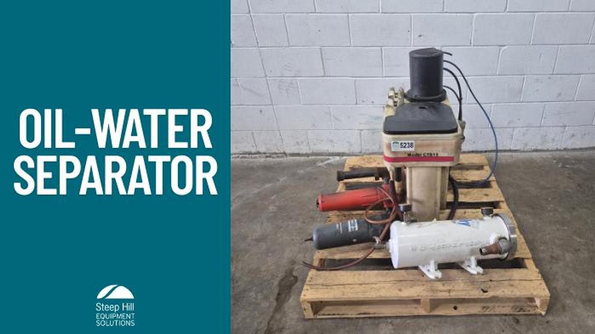 Used  Gardner Denver Eliminator II Oil-Water Separator