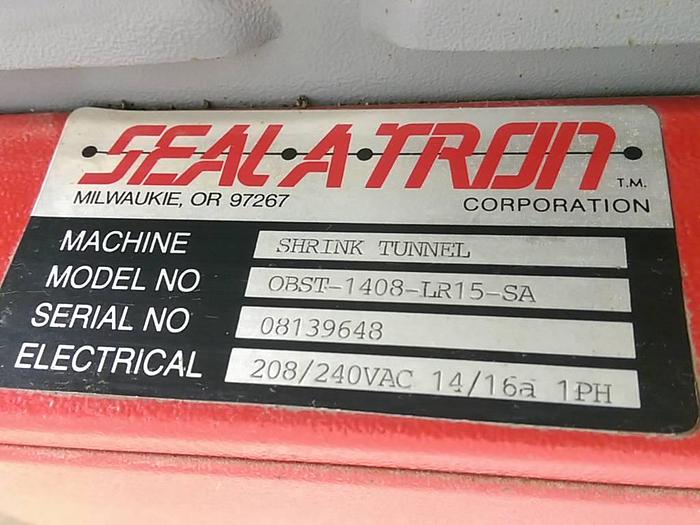 Used Seal-A-Tron Shrink Tunnel and L-Bar Sealer