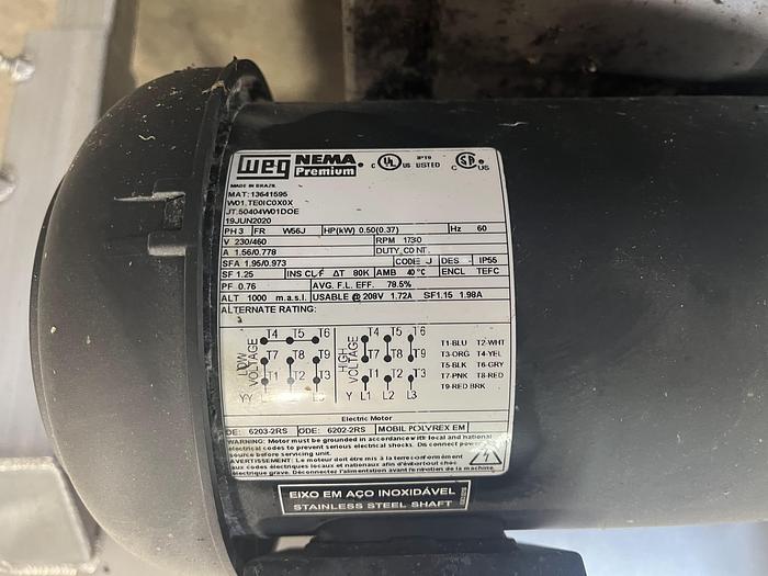 Used Stone Trap Pre-Wash System