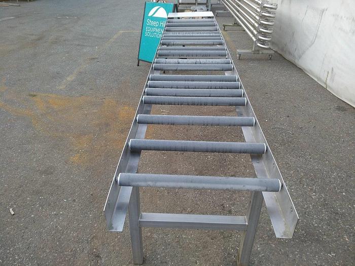 Used 12' Gravity Roller Conveyor
