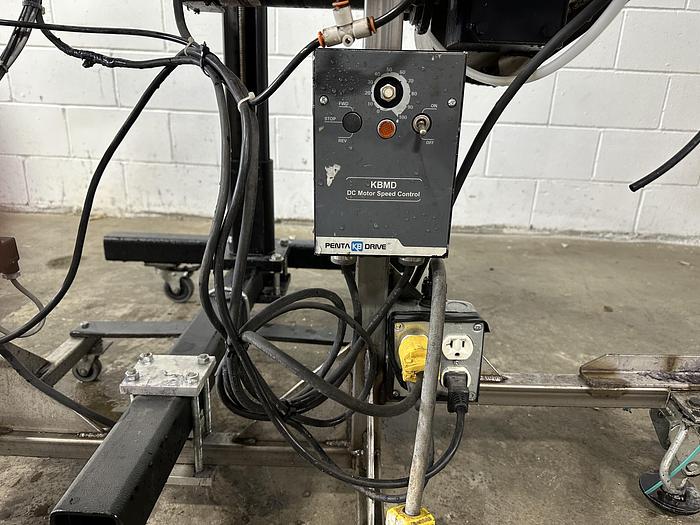 Used Auto Labe 110RH Single-Head Labeller with 310 Imprinter