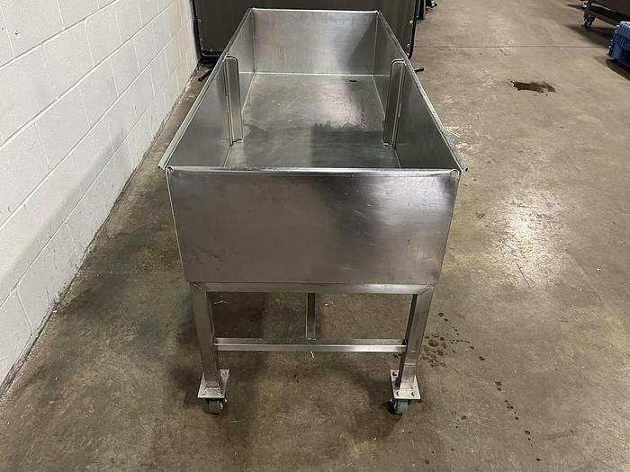 Used SS Bin with Valve