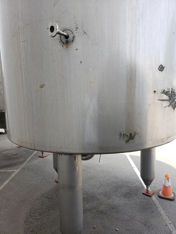 Used 12,000L SS Jacketed Tanks with Agitation