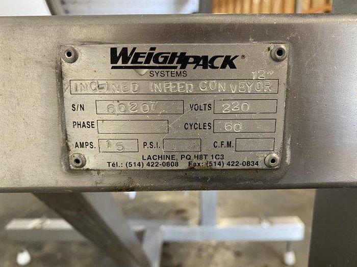 WeighPack 8' High Infeed Conveyor