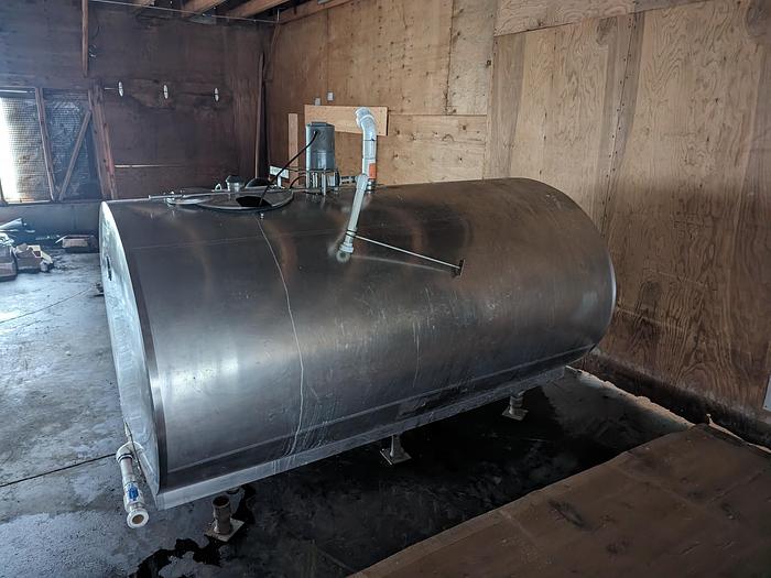 Used Dari-Kool 800 Gallon Refrigerated Tank