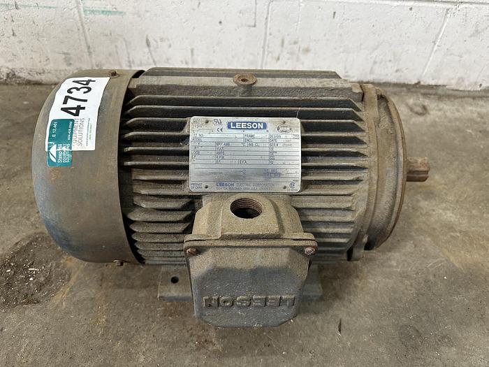 Used Leeson 10 HP Electric Motor