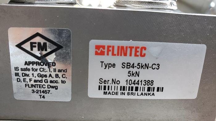 Used Stainless Steel Hopper with Vibratory Feeder on Load Cells