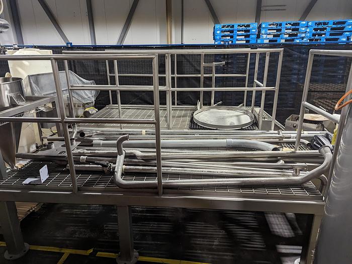 Used Schenck Process Bag Dump Station w/ Dust Collector