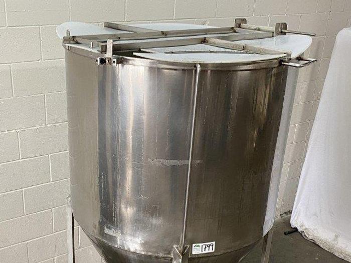 Used 200 Gal Cone-Bottom Holding Tank