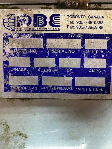 Used DBE 22D Roll-In Proofing Oven