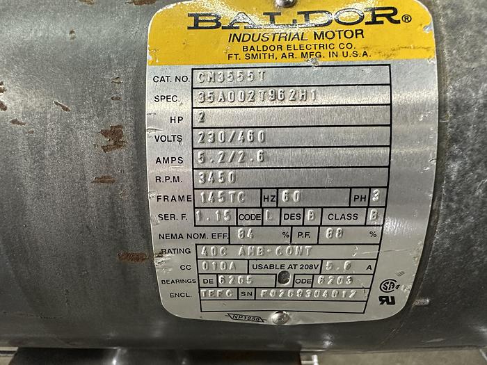 Used Baldor Code=L  Class B