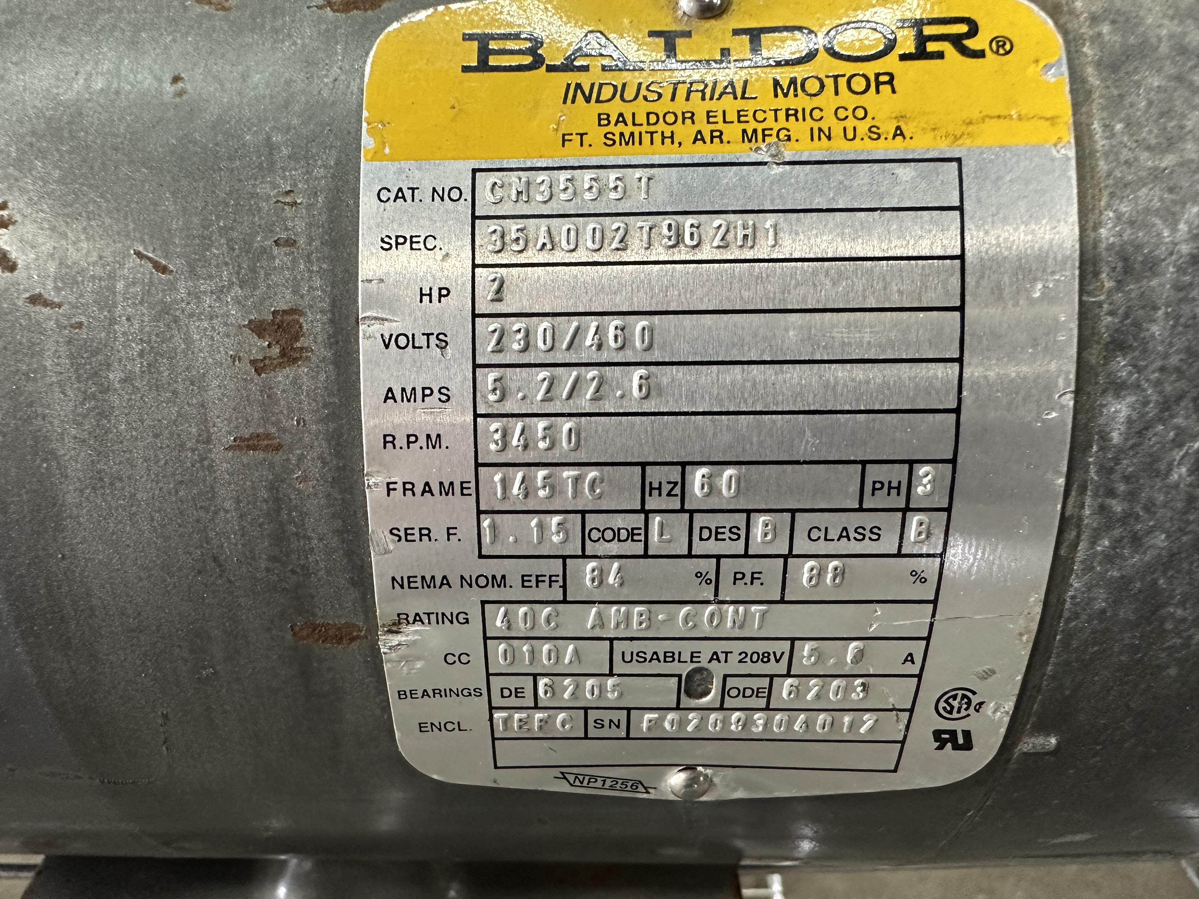 Used Baldor Code=L Class B