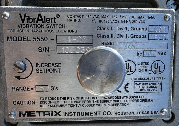 Used Great Western 611/5 In-line Tru-Balance Sifter