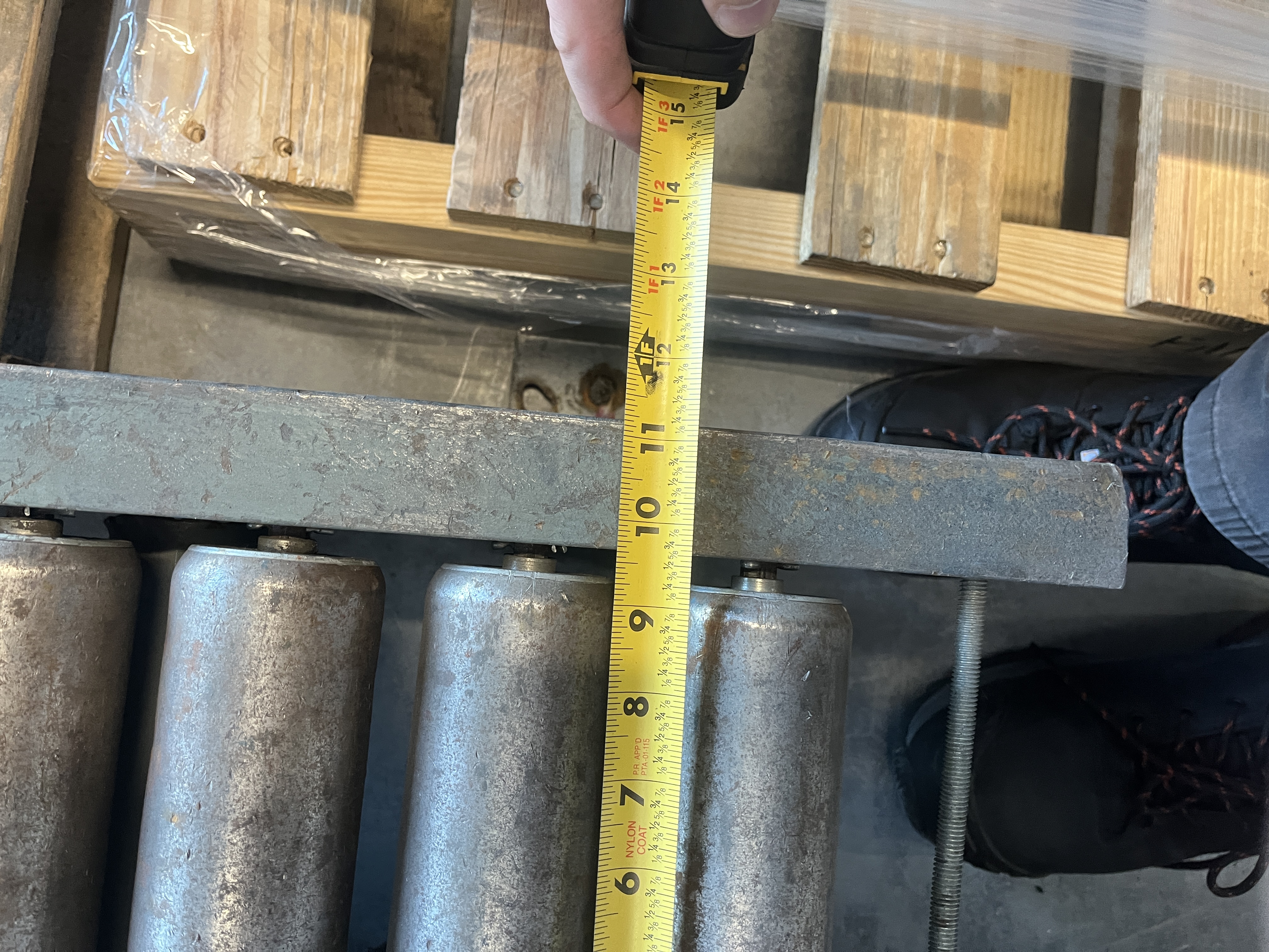 Used 2 Univeyor Gravity Roller Conveyors