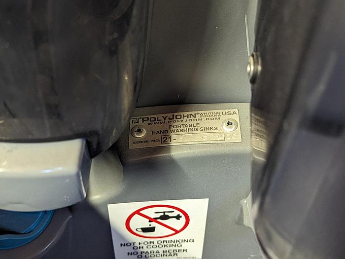 Used 6 Portable Handwashing Stations