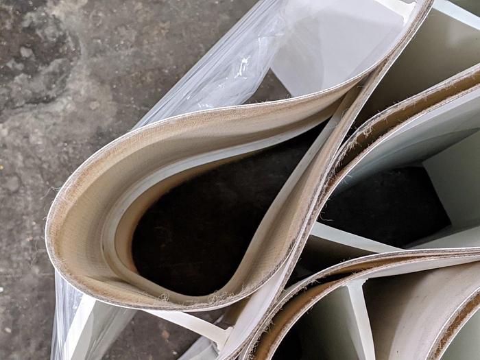 Used 18' Cleated Conveyor Belt