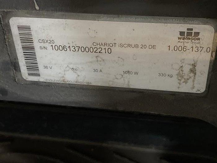 Used Windsor Chariot 2 iScrub 2X Stand-On Scrubber