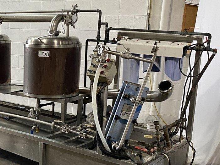 Used Copper-Clad Steam-Fired Brewing Kettles