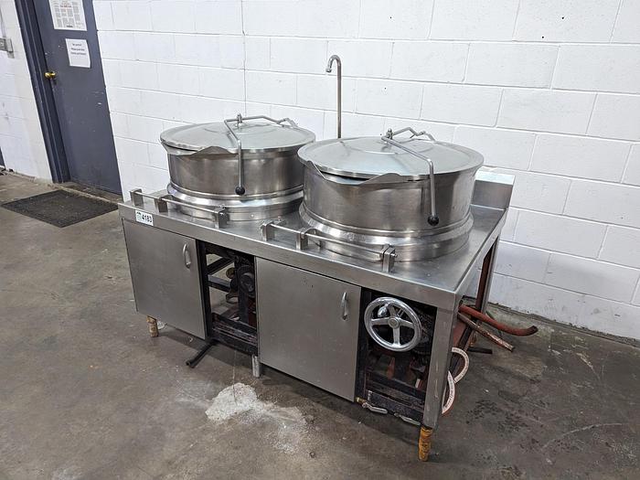 Used Twin 40 Gallon Kettles