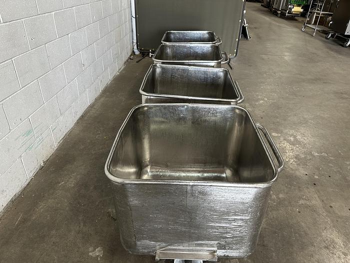 Used Stainless Steel Meat Buggies