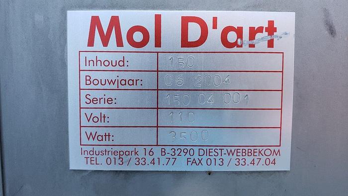 Used Mol d'Art Chocolate Melting Kettle