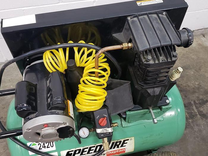 Used Speedaire 4B228E Portable Electric Air Compressor