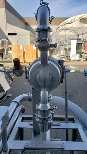 Used Wilden Air-Operated Double-Diaphragm SS Pump